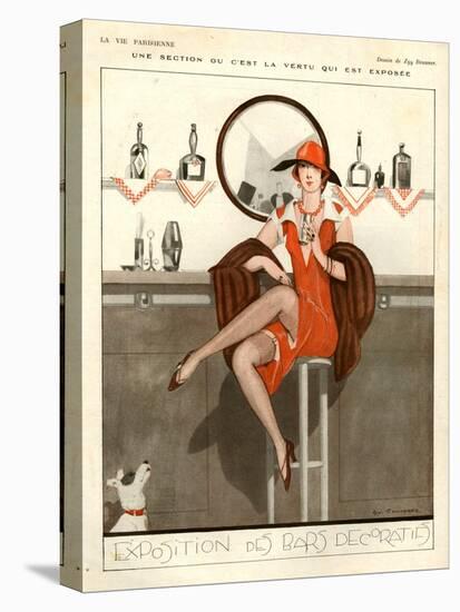 1920s France La Vie Parisienne Magazine Plate-null-Premier Image Canvas