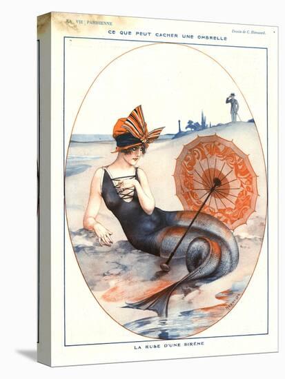 1920s France La Vie Parisienne Magazine Plate-null-Premier Image Canvas