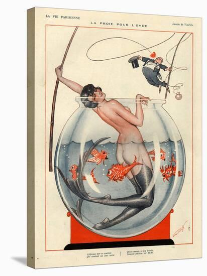 1920s France La Vie Parisienne Magazine Plate-null-Premier Image Canvas