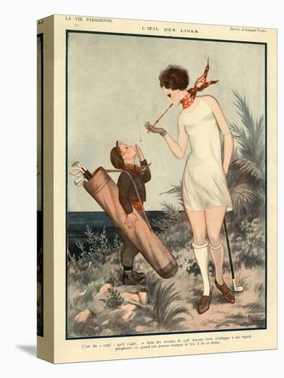 1920s France La Vie Parisienne Magazine Plate-null-Premier Image Canvas