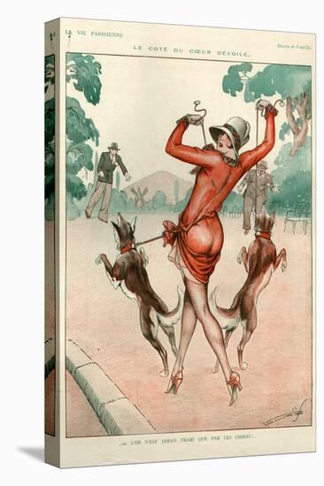 1920s France La Vie Parisienne Magazine Plate-null-Premier Image Canvas