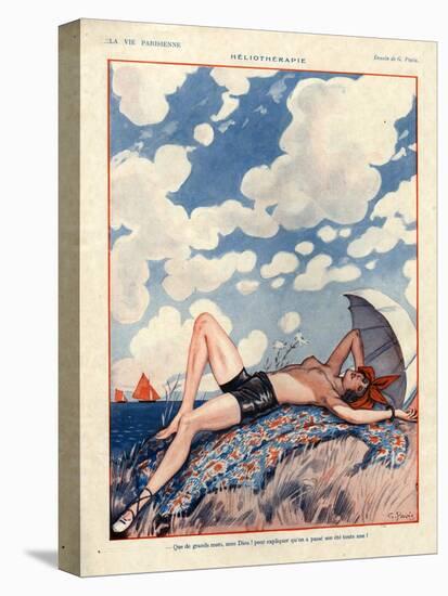 1920s France La Vie Parisienne Magazine Plate-null-Premier Image Canvas