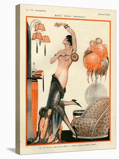 1920s France La Vie Parisienne Magazine Plate-null-Premier Image Canvas