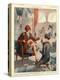 1920s France La Vie Parisienne Magazine Plate-null-Premier Image Canvas