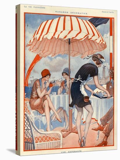 1920s France La Vie Parisienne Magazine Plate-null-Premier Image Canvas