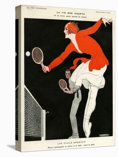 1920s France La Vie Parisienne Magazine Plate-null-Premier Image Canvas