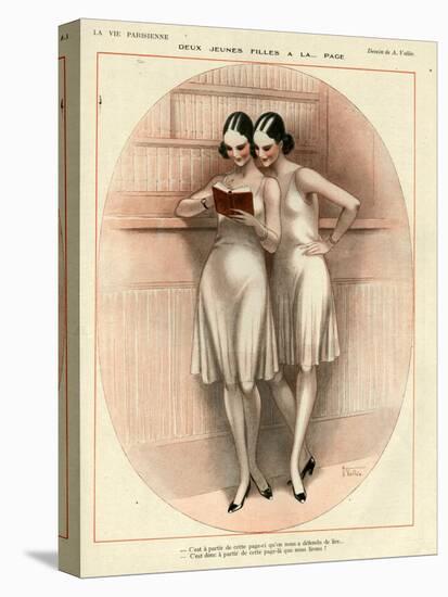 1920s France La Vie Parisienne Magazine Plate-null-Premier Image Canvas