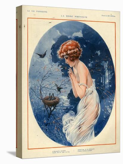 1920s France La Vie Parisienne Magazine Plate-null-Premier Image Canvas