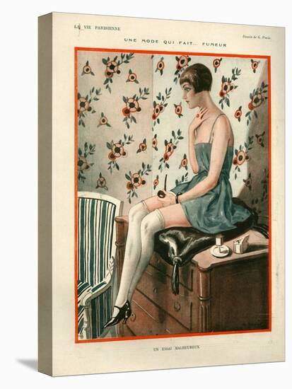 1920s France La Vie Parisienne Magazine Plate-null-Premier Image Canvas