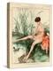 1920s France La Vie Parisienne Magazine Plate-null-Premier Image Canvas