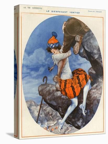 1920s France La Vie Parisienne Magazine Plate-null-Premier Image Canvas