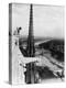 1920s Two Women Looking Out from Top of Notre Dame Cathedral Paris, France-null-Premier Image Canvas