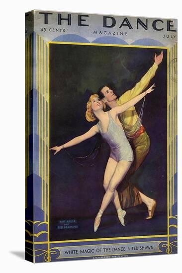 1920s USA The Dance Magazine Cover-null-Premier Image Canvas