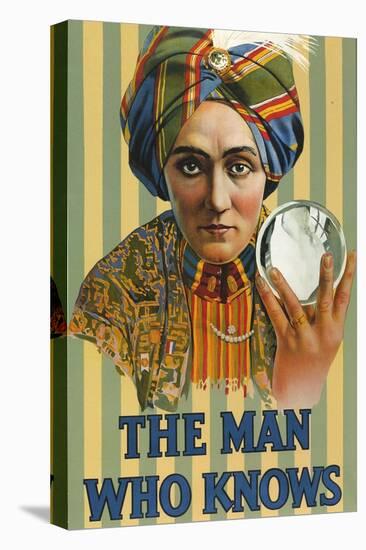 1920s USA The Man Who Knows Poster-null-Premier Image Canvas