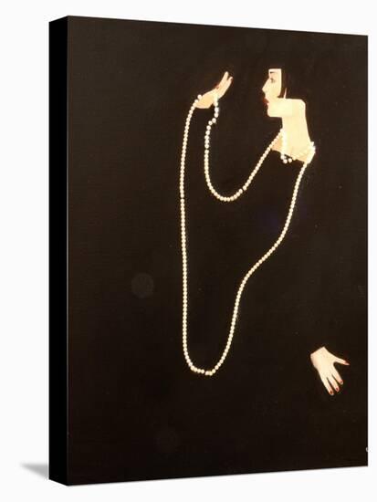 1920s Women Swinging Pearls, 2016-Susan Adams-Premier Image Canvas