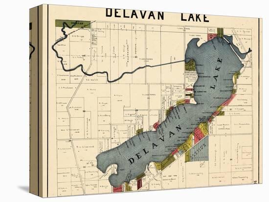 1921, Delavan Lake, Wisconsin, United States-null-Premier Image Canvas