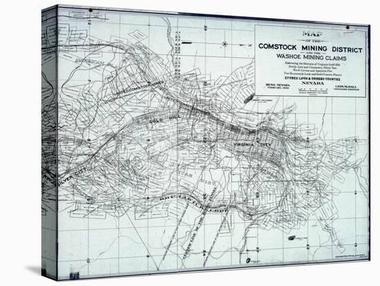 1922, Virginia City - Comstock Mining District, Nevada, United States-null-Premier Image Canvas