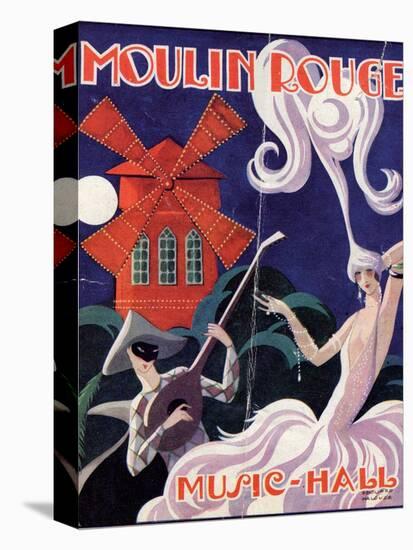 1924 Moulin Rouge Programme-Edouard Halouze-Premier Image Canvas