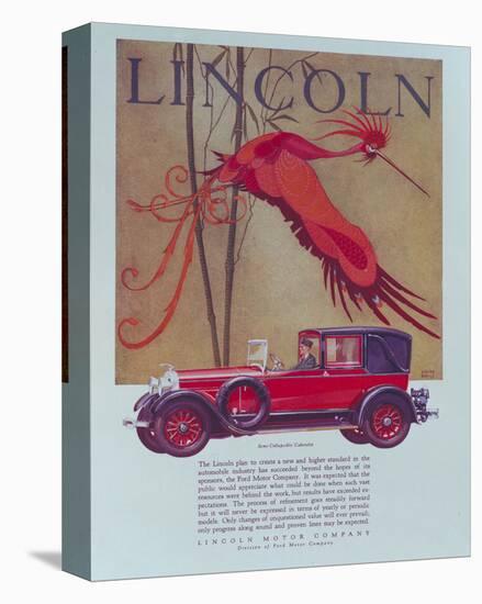 1928 Lincoln Cabriolet-null-Stretched Canvas