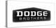 1930 Dodge Brothers Name Plate-null-Stretched Canvas