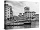 1930s-1940s Passenger Ferry at Waterfront Dock Havana Cuba-null-Premier Image Canvas