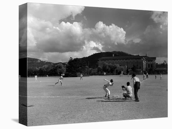 1930s American Sport Baseball Game Being Played in Kyoto Japan-null-Premier Image Canvas