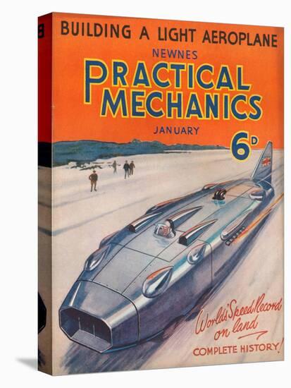 1930s UK Practical Mechanics Magazine Cover-null-Premier Image Canvas