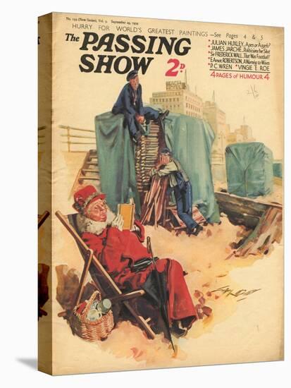 1930s UK The Passing Show Magazine Cover-null-Premier Image Canvas