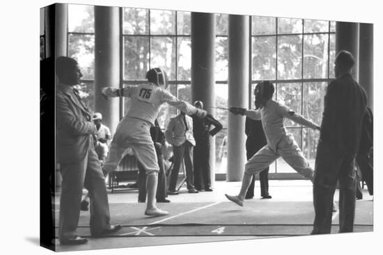 1936 Berlin Olympic Games' Men's Team Foil Fencing-null-Premier Image Canvas