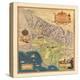 1937, Los Angeles 1937c Modern Map Depicting Old Spanish and Mexican Ranchos, California, United St-null-Premier Image Canvas
