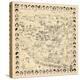 1937, Los Angeles Movie Star Map, California, United States-null-Premier Image Canvas