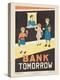 1938 Character Culture Citizenship Guide Poster, Bank Tomorrow-null-Premier Image Canvas