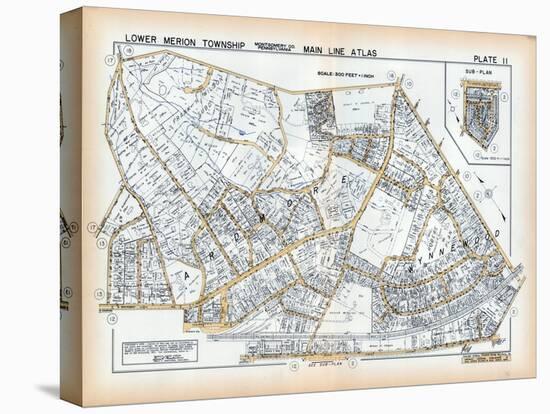 1939, Wynnewood - Lower Merion Township, Pennsylvania, United States-null-Premier Image Canvas