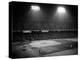 1947 Baseball Night Game under the Lights Players Standing for National Anthem Ebbets Field-null-Premier Image Canvas