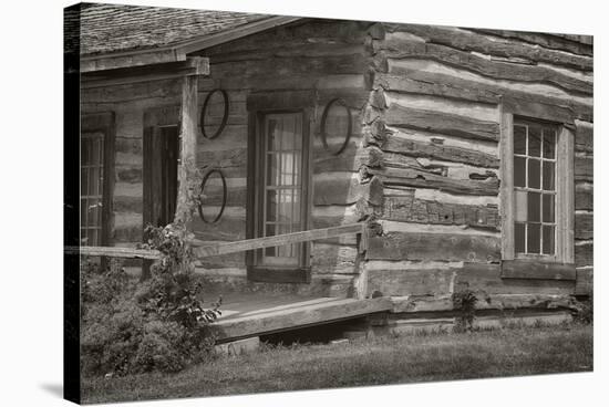 1949-Bonanzaville-B&W-Gordon Semmens-Stretched Canvas