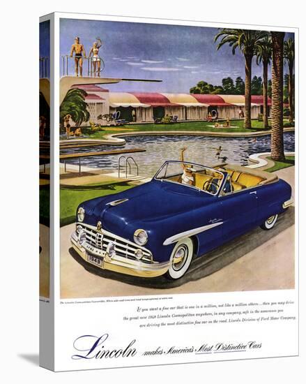 1949 Lincoln Cosmopolitan-null-Stretched Canvas