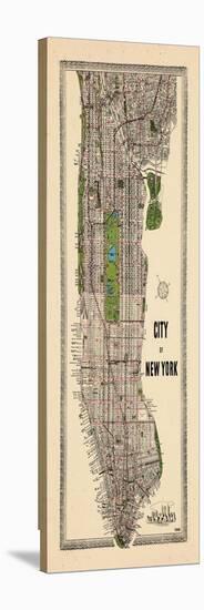 1949, Manhattan composite, 1949, New York, United States-null-Premier Image Canvas