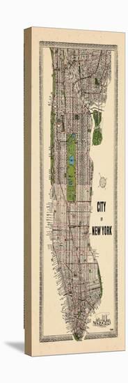 1949, Manhattan composite, 1949, New York, United States-null-Premier Image Canvas