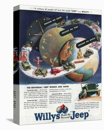 1949 Willys-The Universal Jeep-null-Stretched Canvas