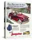 1950 Willys Smart New Jeepster-null-Stretched Canvas