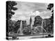 1950s Philadelphia,, PA Looking Southeast Past Swann Fountain at Logan Circle to City Hall Tower-null-Premier Image Canvas