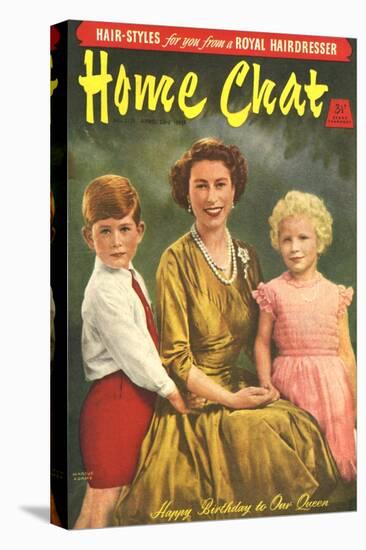 1950s UK Home Chat Magazine Cover-null-Premier Image Canvas