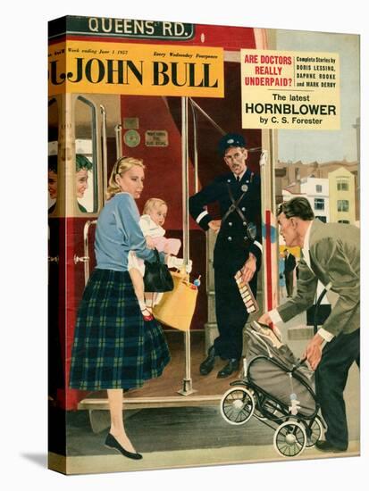 1950s UK John Bull Magazine Cover-null-Premier Image Canvas