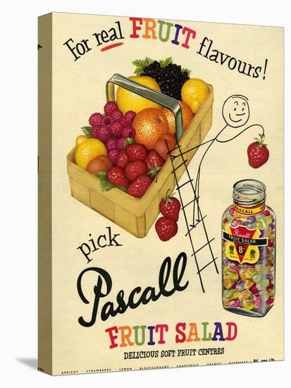 1950s UK Pascall Magazine Advertisement-null-Premier Image Canvas