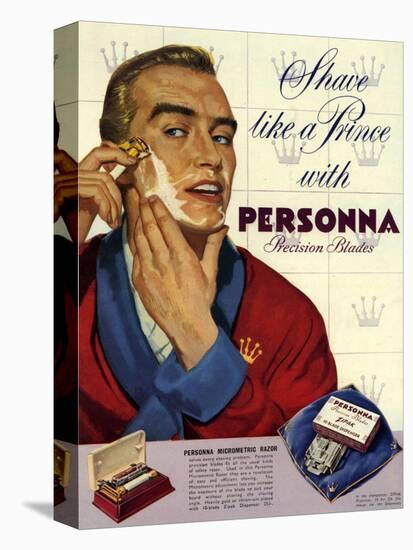 1950s UK Personna Magazine Advertisement-null-Premier Image Canvas