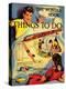 1950s UK The Wonder Book of Things to Do Book Cover-null-Premier Image Canvas