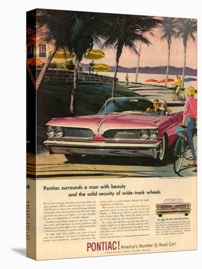 1950s USA Pontiac Magazine Advertisement-null-Premier Image Canvas