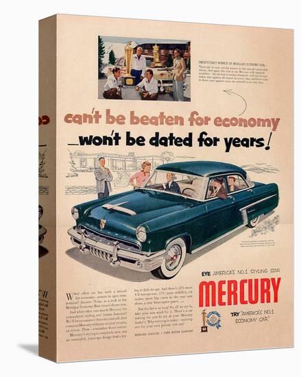 1952 Mercury - Can'T Be Beaten-null-Stretched Canvas
