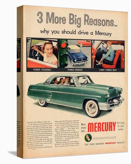 1953 Mercury - Move Ahead-null-Stretched Canvas