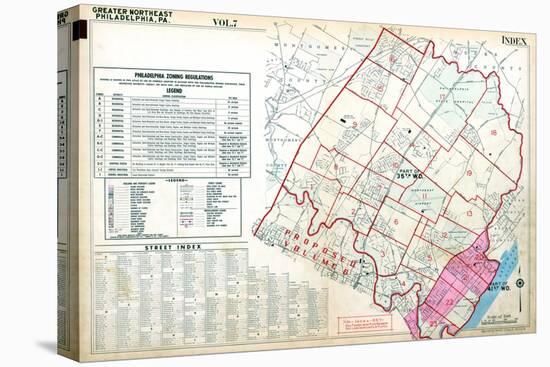 1953, North East Philadelphia, Pennsylvania, United States-null-Premier Image Canvas